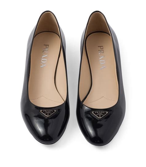 prada ballet flats uk|Prada elastic strap ballet flats.